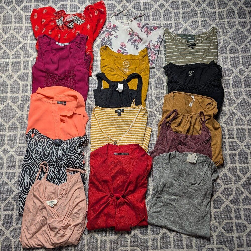 Women's Sleeveless Blouse/Tank Top Bundle Casual/Business Casual Size Small